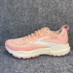 Brooks Trace 4 Tropical Peach Womens 5.5 Pink Athletic Shoes Running Sneakers